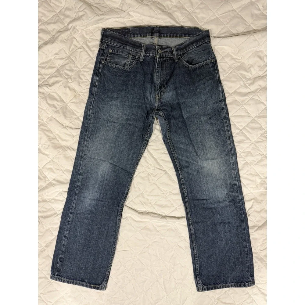 Levis 559 33X32 Actual 34X30 Mens‎ Blue Jeans 100% Cotton Medium Wash